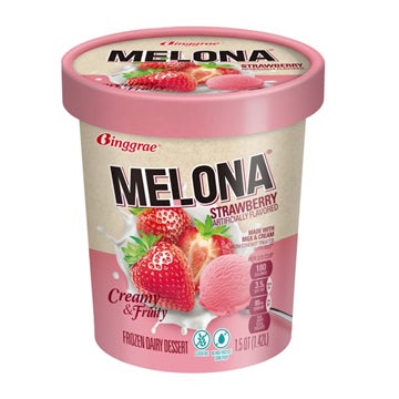 Binggrae Melona Frozen Dairy Dessert (Ice Cream) - 1.5 qt (1.42L
