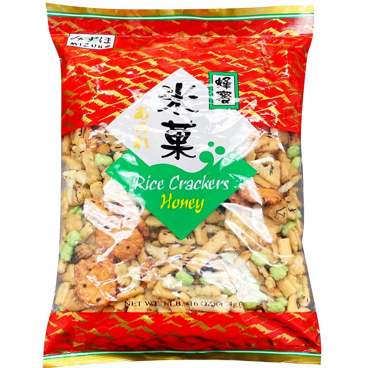 Mizuho Rice Crackers (Mixed) | 瑞穗蜂蜜綜合米果 - 16 oz. (454g)